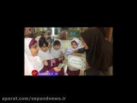 اشک های تکان دهنده دانش آموز برای زلزله زدگان کرمانشاه