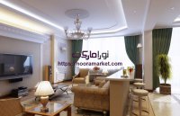 لوستر پذیرایی، نشیمن و هال در ساختمان های مختلف