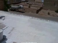 آموزش مراحل اجرای عایق سفید بام حکیمیان