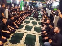 مراسم سینه زنی شب هشتم محرم 97 , سید مهدی ( ای خدا عاشق کربلایم )