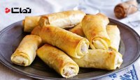 لذت آشپزی: رول میگو با نان لواش