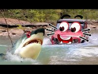 ویدیوهای جالب و کارتونی ماشین های افرود و عبور از جاهای صعب العبور