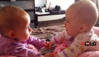 عشق و محبت دوقلوها به یکدیگر