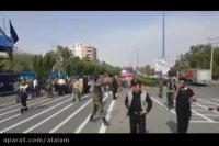 نخستین تصاویر از حمله تروریستی در رژه نیروهای مسلح اهواز