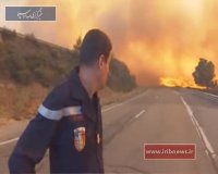 آتش سوزی گسترده در فرانسه ، اسپانیا و پرتغال