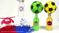 برنامه سرگرمی کودک /  درست کردن بطری کوکاکولا رنگین کمان  مهره ها