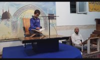 تلاوت زیبای قاری نوجوان اهل افغانستان سید حسین مجاهد تقلید از استاد غلوش