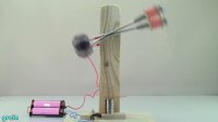Simple Electric MOTOR homemade. Electromagnetic experiments. Unusual Engine