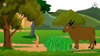 قصه شب برای کودکان - سه گاو و یک یوزپلنگ
