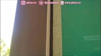 درزگیری شیشه با پلی اورتان زتکس.