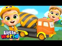 ماشین های سنگین ساخت و ساز ... کارتون دنیای کوچولوها