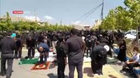 نماز ظهر عاشورا عزاداران حسینی در شهرستان پردیس برگزار شد
