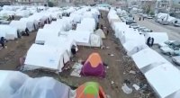 نمای هوایی از آخرین وضعیت مردم زلزله زده ی کرمانشاه