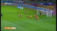 گل اول پرسپولیس به سپاهان (طارمی-پنالتی)