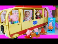 برنامه کودک دخترانه عروسک و نی نی کوچولو : پیک نیک با ماشا و خانواده پپا پیگ