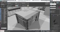 آموزش جامع طراحی آشپزخانه در 3dsMAX 2018