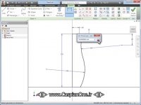 آموزش ابتدایی Design Bottle In Inventor LT 2015  طراحی یک بطری گام چهارم