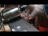 Home made grinder (singer sewing machine electric motor )