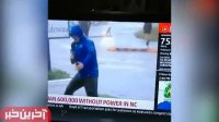 سوتی وحشتناک خبرنگار آمریکایی در اخبار هواشناسی