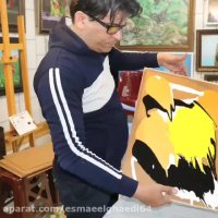 آموزش نوعی از ابر و باد یا آبستره