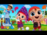 کارتون فرشته کوچولو : بازی مینی گلف میان دریانواردان و دزدان دریایی