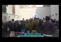 اولین فیلم از مراسم تشییع پیکر حسن جوهرچی