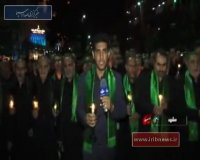 مشهد؛ عزاداری عاشقان حسینی در شام غریبان