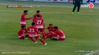 شادی جالب بعد از گل نفتی ها مقابل گسترش فولاد