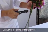 آموزش دسته گل عروس