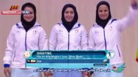 اهدای مدال نقره تیمی اسلحه بادی؛ بانوان