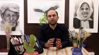 آموزش سیاه قلم طراحی چهره با ارزش خطی