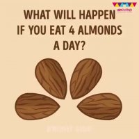 با خوردن روزی چهار بادام چه اتفاقی می‌افتد؟
