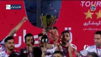 لحظه بالابردن جام قهرمانی پرسپولیس در فصل 1400