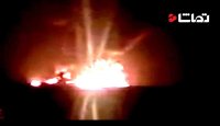 نخستین تصویر از نفتکش ایرانی آتش گرفته در آبهای چین