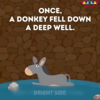⁣داستان خر و چاه عمیق