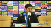 کنفرانس خبری بعد بازی فولاد خوزستان-پدیده
