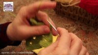 آموزش بافتنی و قلاب بافی ( موتیف 3 گوش قسمت4 ) توسط خانم منیژه غفاری مامان بباف