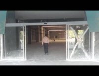 درب های اتوماتیک شیشه ای طرح توسعه فروشگاه هایپرمی خیابان مصلی نصب توسط گروه حفاظتی سپاس