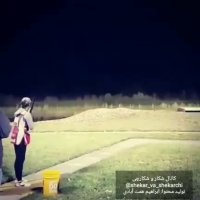 خانمی با تیراندازی ماهرانه