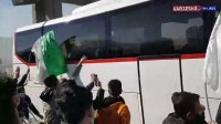 بدرقه ویژه بازیکنان آلومینیوم قبل از بازی با پرسپولیس