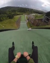 هیجان با سرسره سواری در اسلو، نروژ