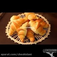 رول کروسان با برنامه آشپزی خانگی