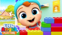 کارتون فرشته کوچولو : ساختمان سازی با لگوهای رنگی