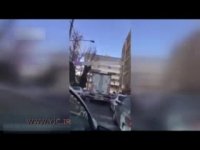 خسارت راننده کامیون به خودروهای پارک شده!