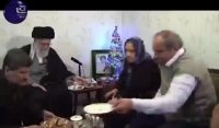 رهبر انقلاب در منزل خانواده آشوری