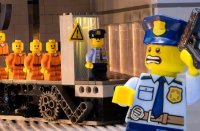 کارتون پلیسی لگو : دزد هزار چهره و سرقت از بانک