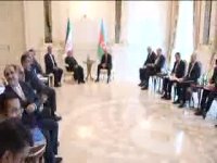 روحانی با رئیس جمهوری آذربایجان دیدار کرد