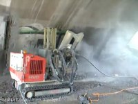 تخریب بتن تونل با واترجت و ربات تا ۱ مترمکعب در ساعت