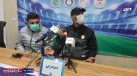کنفرانس خبری هاشمی نسب از فولاد پس از بازی با گل گهر