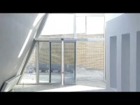 نصب و راه اندازی درب اتوماتیک شیشه ای کابا پروژه تنها پولاد